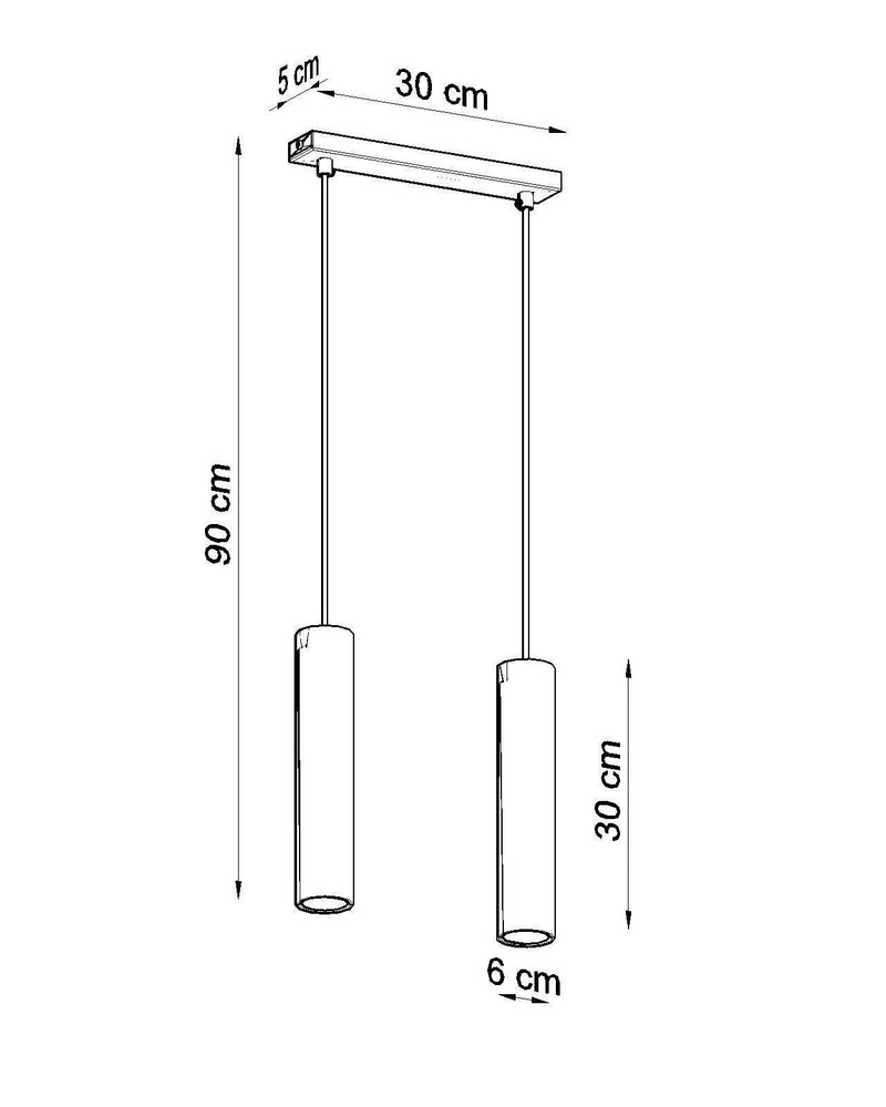 Taklampa LAGOS 2 Svart | SL.0328 | Svetrend