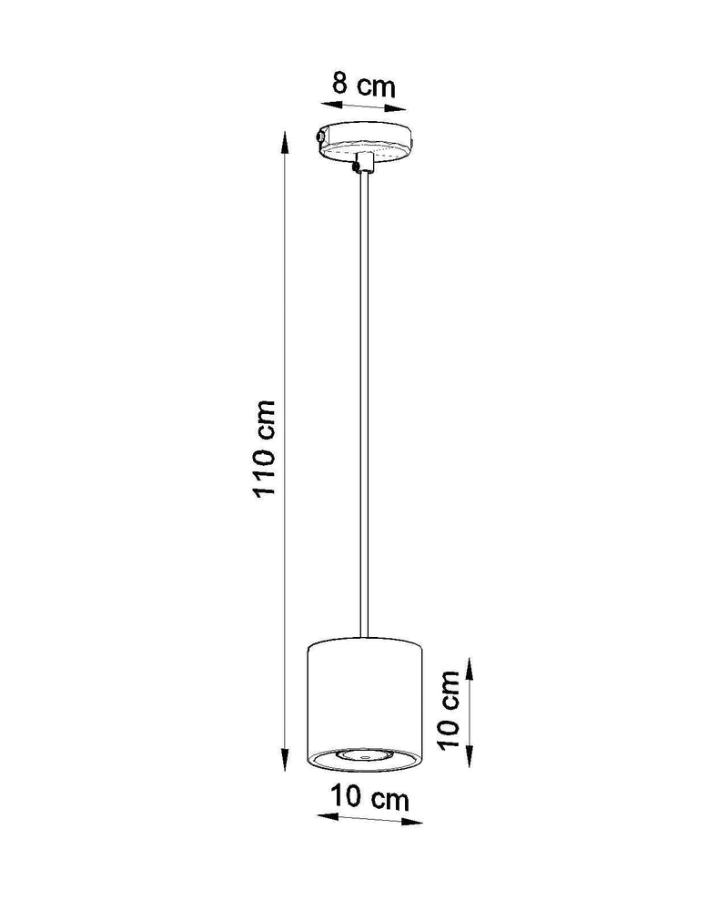 Taklampa ORBIS 1 Svart | SL.0051 | Svetrend