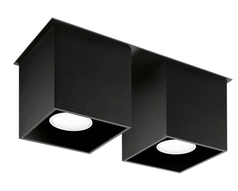 Taklampa QUAD 2 Svart | SL.0063 | Svetrend