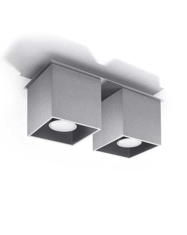 Taklampa QUAD 2 grey | SL.0064 | Svetrend