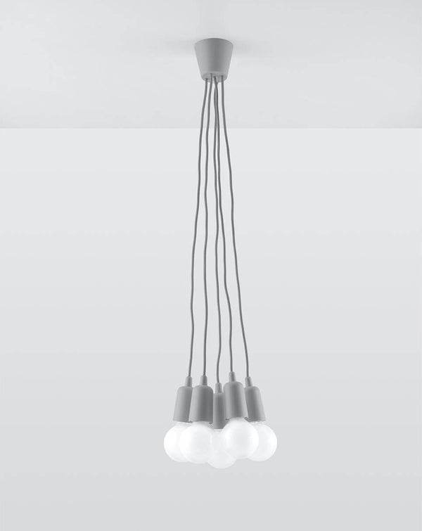 Taklampa DIEGO 5 grey | SL.0577 | Svetrend