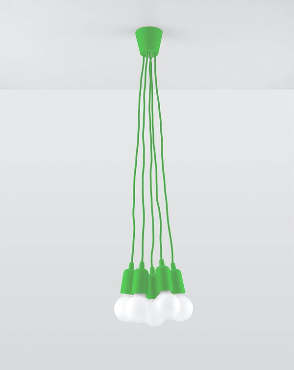 Taklampa DIEGO 5 green | SL.0583 | Svetrend