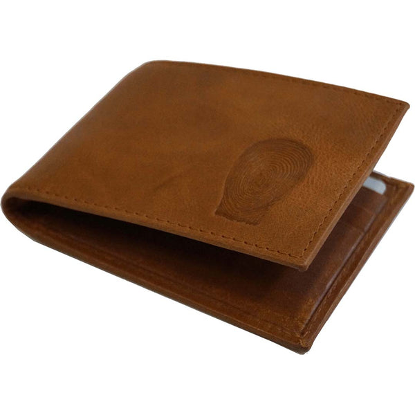 Obi slim wallet - brown leather