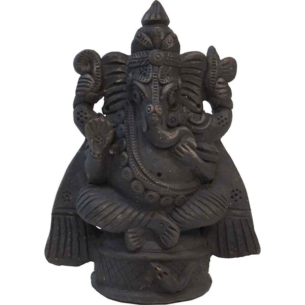 Ganesha sculpture in clay