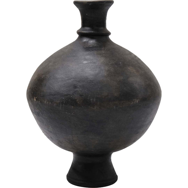 Merlot rustic clay vase