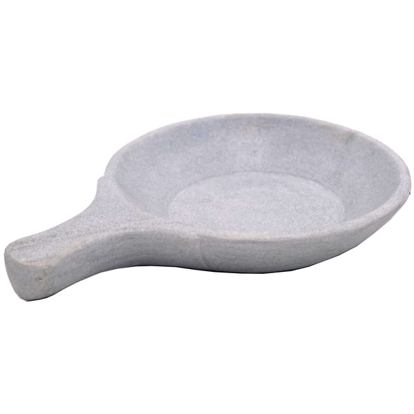 Ozan marble bowl with a handle - M