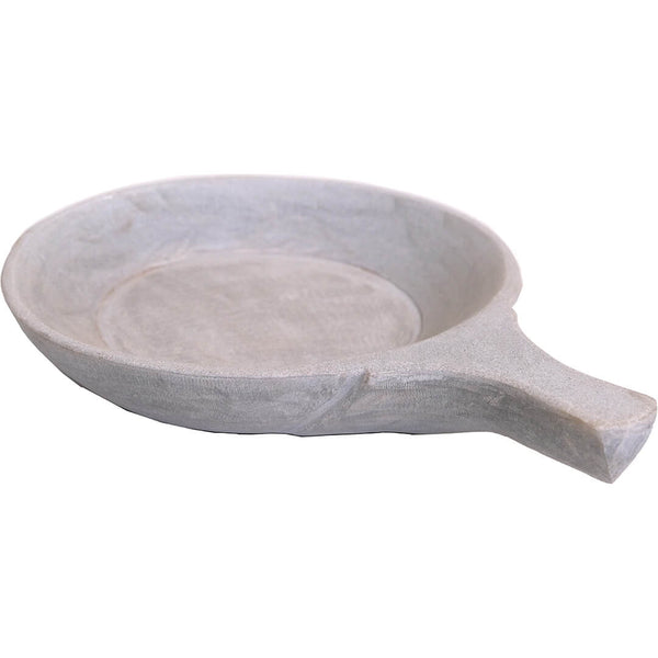 Ozan marble bowl with a handle - large