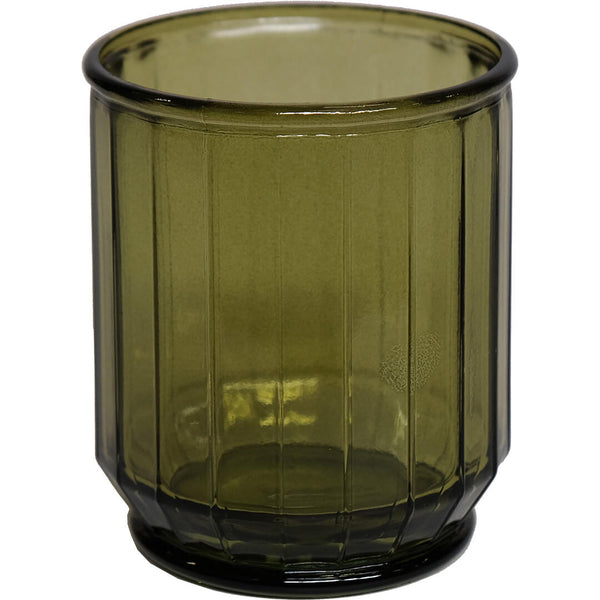 The Edge vase /pot - olive green