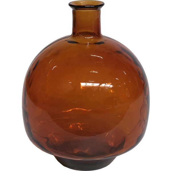 Joy floor vase - dark amber