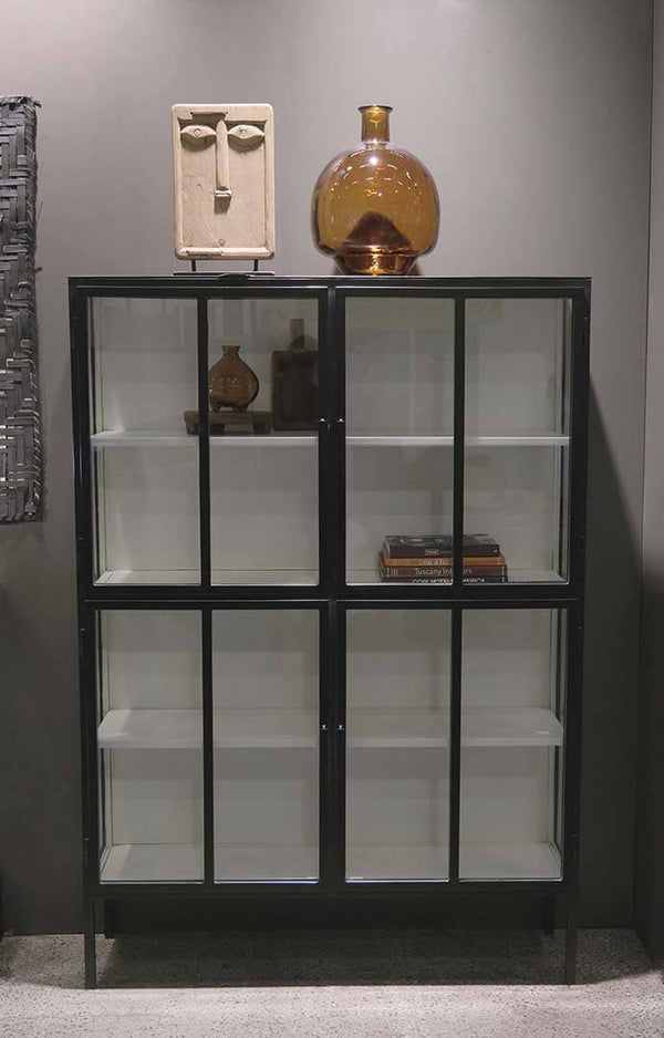 Kahlo display cabinet with four doors