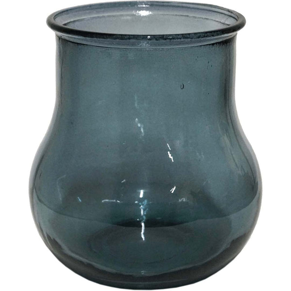 Damian glass vase - blue