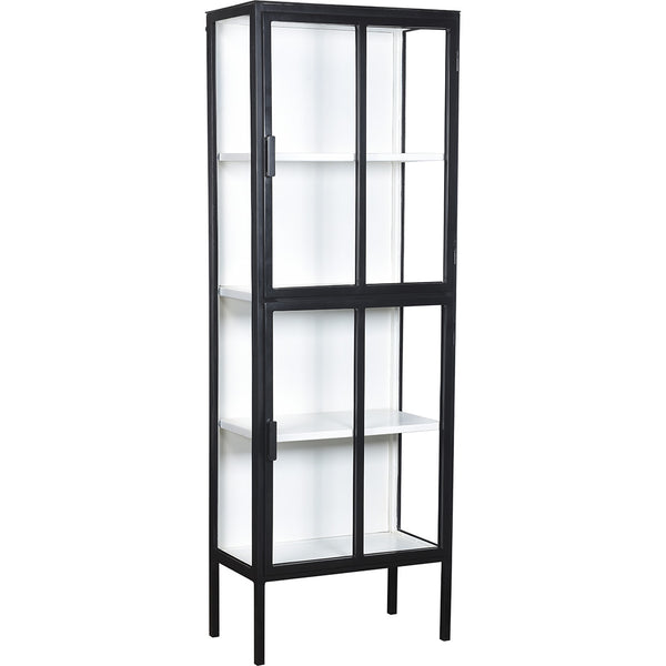 Kahlo display cabinet with two doors