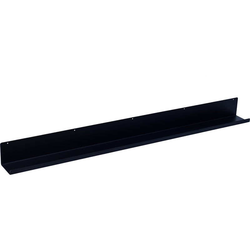 Gorm black iron shelf - 130 cm