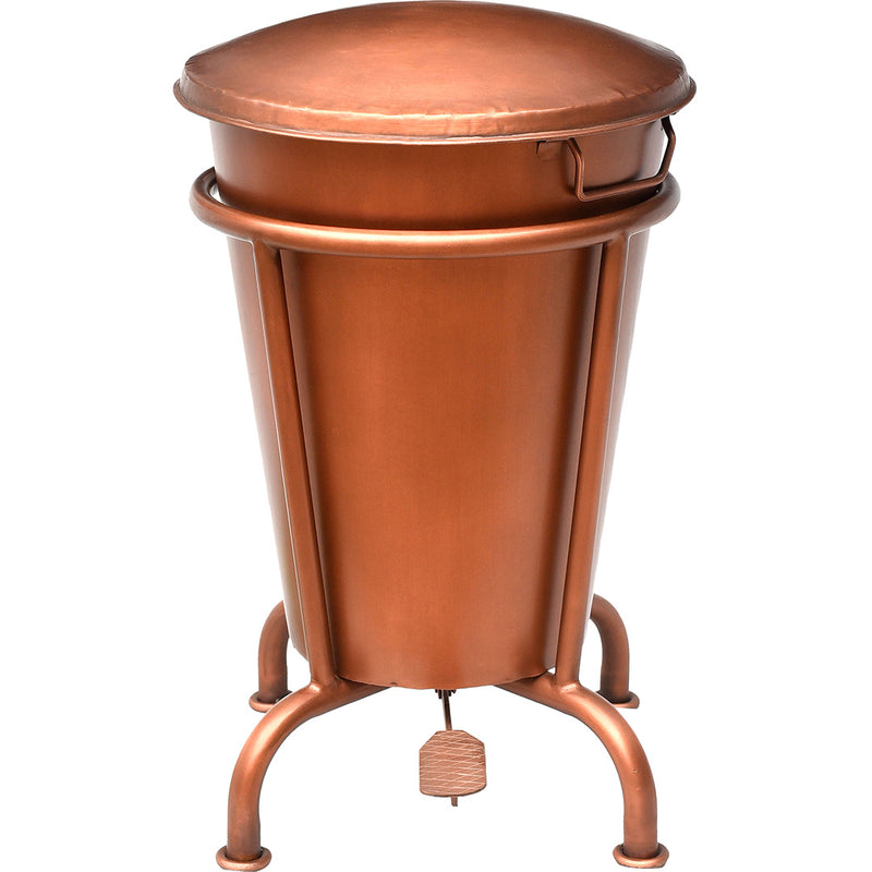 Klapp pedal bin copper - L