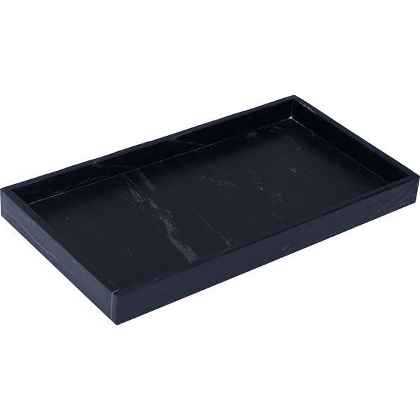 Marco large marble tray - black