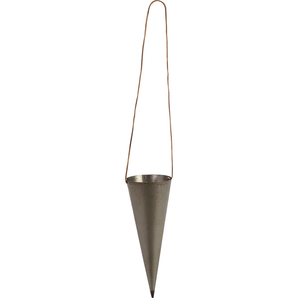 Iron cone decor - large