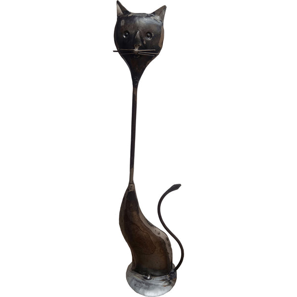 Kitty - decorative cat in metal