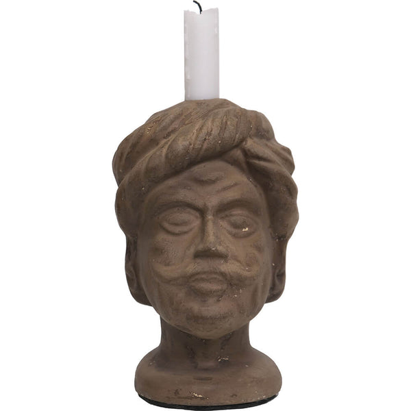 Bruno papier-mâché candle holder