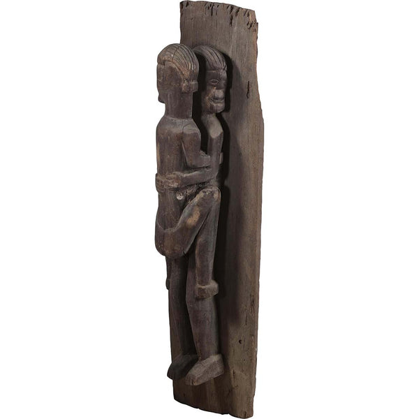 Rustic wooden figure Love