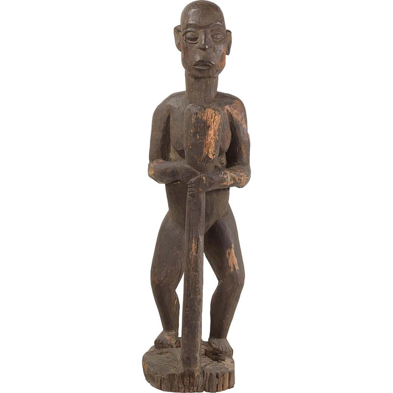 Tall wooden figure